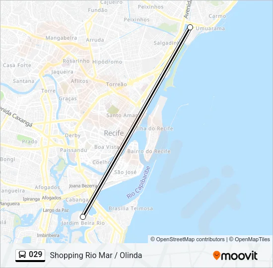 029 Bus Line Map
