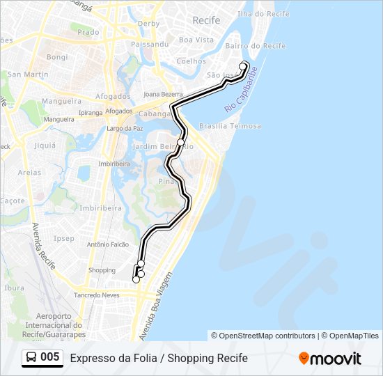 005 Bus Line Map