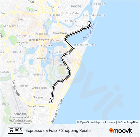 005 Bus Line Map