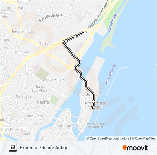 998 Bus Line Map