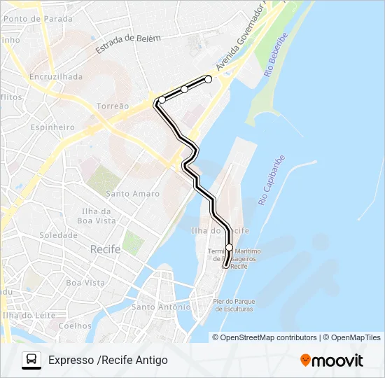 998 Bus Line Map