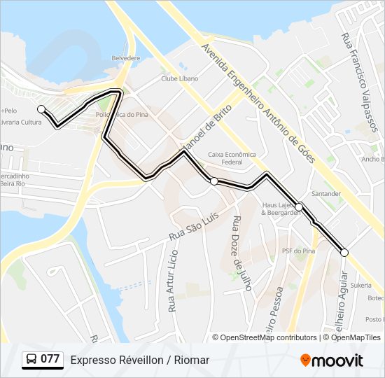 077 Bus Line Map