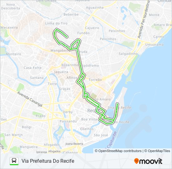 711 ALTO DO PASCOAL bus Line Map