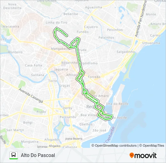 711 ALTO DO PASCOAL Bus Line Map