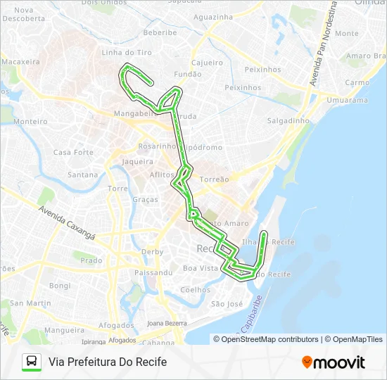 711 ALTO DO PASCOAL Bus Line Map