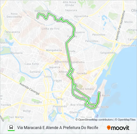746 ALTO DO CAPITÃO Bus Line Map