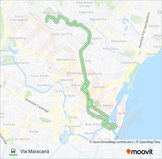 746 ALTO DO CAPITÃO Bus Line Map