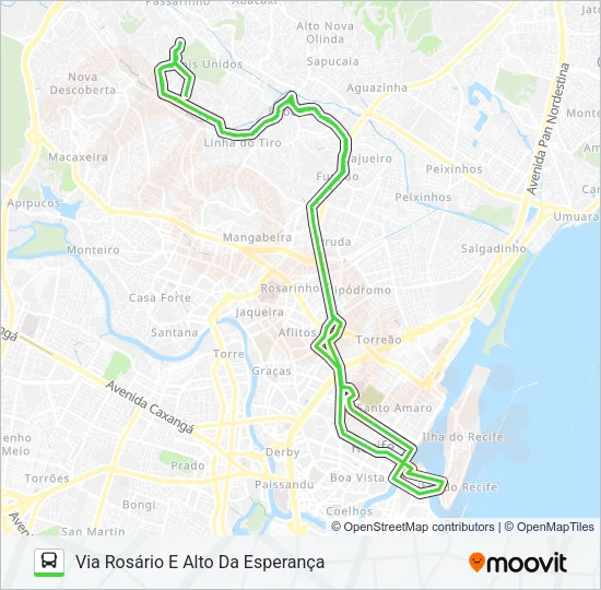 746 ALTO DO CAPITÃO Bus Line Map