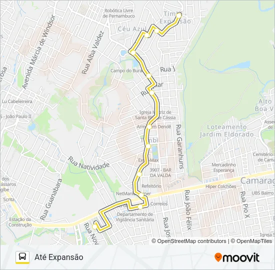 2475 TIMBI / TI CAMARAGIBE Bus Line Map