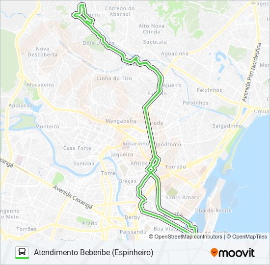 741 DOIS UNIDOS bus Line Map