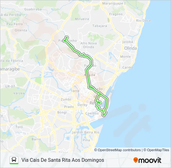 741 DOIS UNIDOS Bus Line Map
