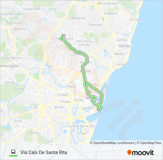 741 DOIS UNIDOS Bus Line Map