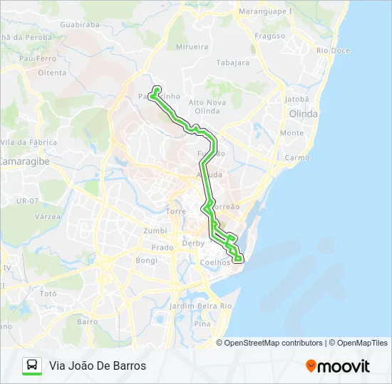 741 DOIS UNIDOS Bus Line Map