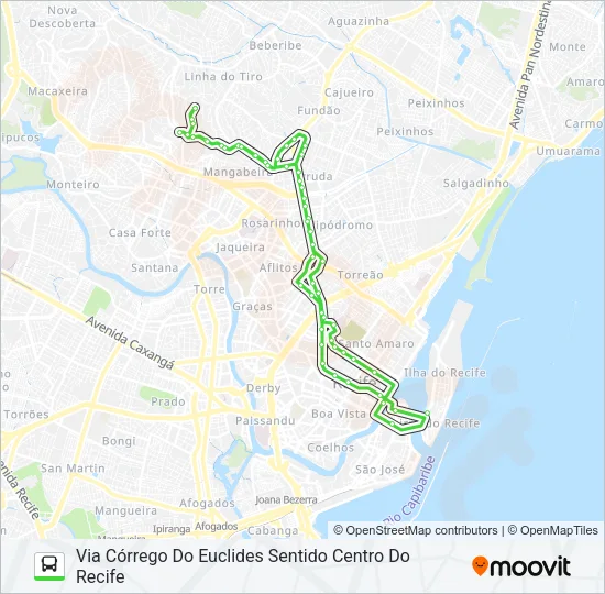 713 BOMBA DO HEMETÉRIO Bus Line Map