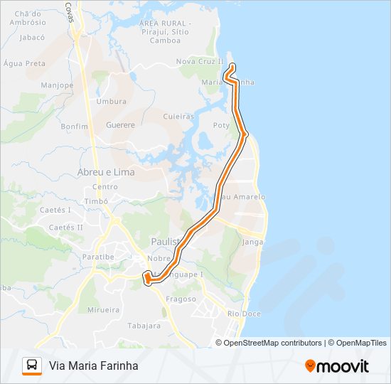 1944 LOTEAMENTO CONCEIÇÃO / TI PELÓPIDAS bus Line Map