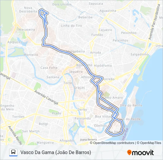 623 VASCO DA GAMA (JOÃO DE BARROS) Bus Line Map