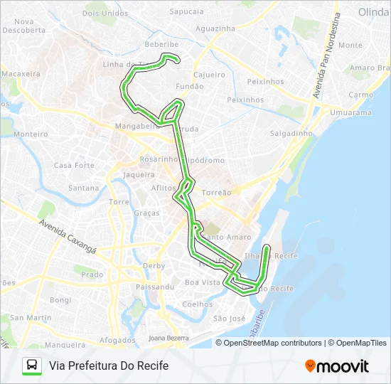 712 ALTO SANTA TEREZINHA Bus Line Map