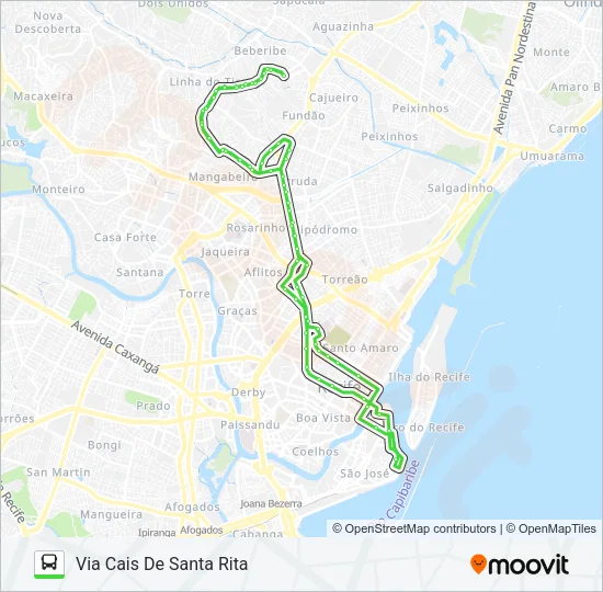 712 ALTO SANTA TEREZINHA Bus Line Map