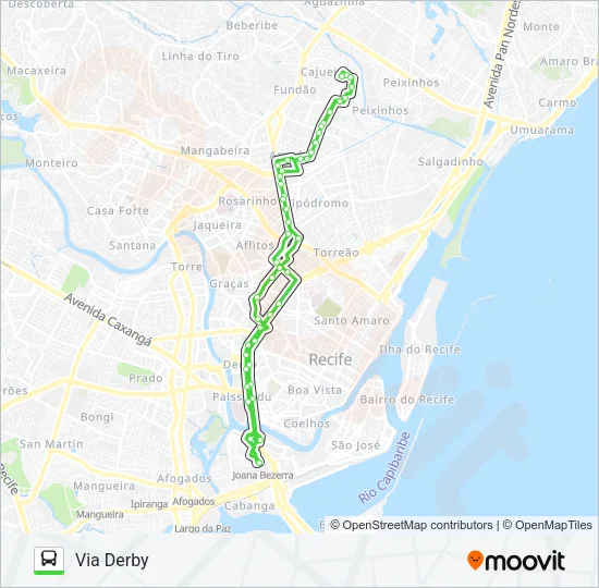 723 CAJUEIRO Bus Line Map