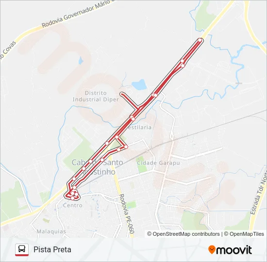 003 MERCADÃO - PISTA PRETA Bus Line Map
