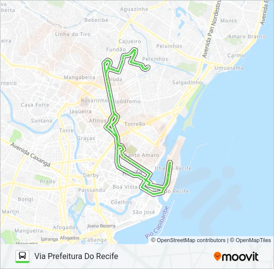 724 CHÃO DE ESTRELAS Bus Line Map