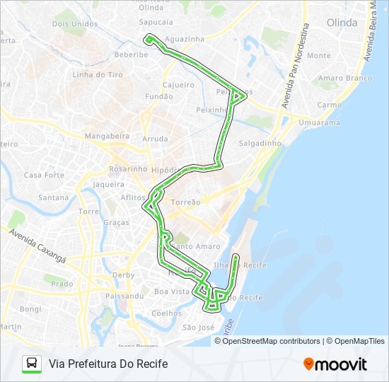 860 TI XAMBÁ (PRÍNCIPE) bus Line Map