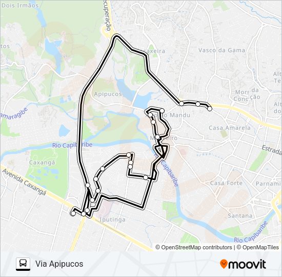 511 ALTO DO MANDÚ Bus Line Map