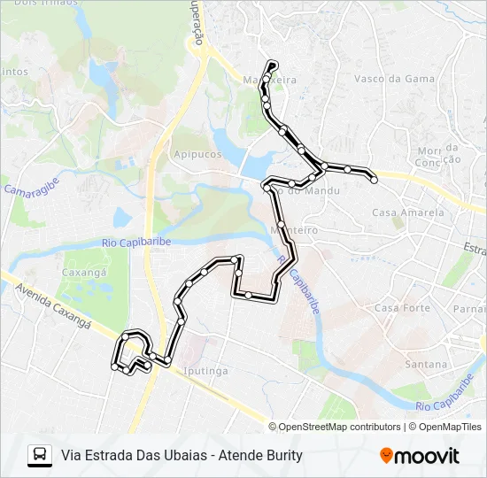 511 ALTO DO MANDÚ Bus Line Map