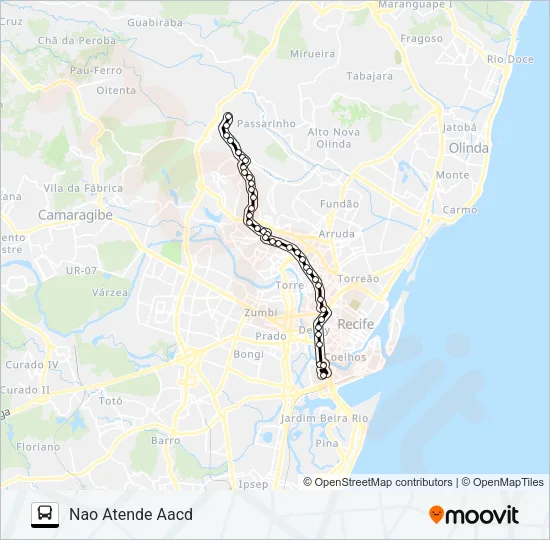 630 VASCO DA GAMA / DERBY Bus Line Map