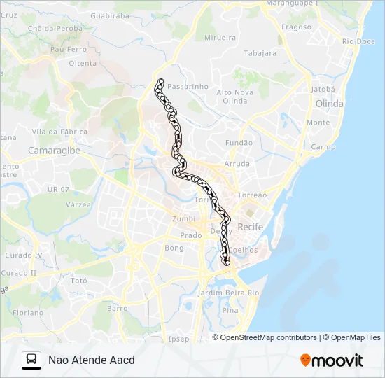 630 VASCO DA GAMA / DERBY Bus Line Map
