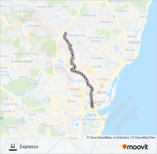 630 VASCO DA GAMA / DERBY Bus Line Map