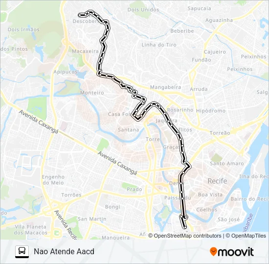 510 NOVA DESCOBERTA / DERBY Bus Line Map