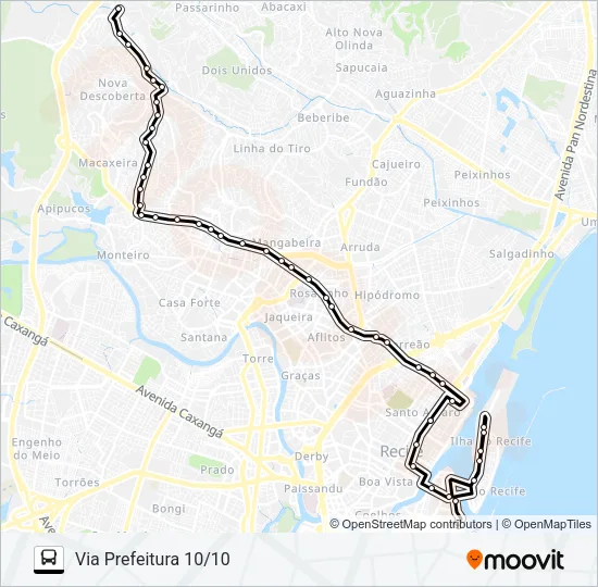 631 NOVA DESCOBERTA (CABUGÁ) Bus Line Map