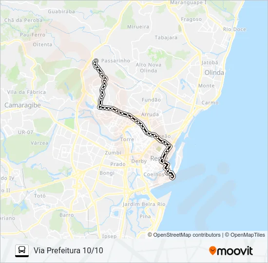 631 NOVA DESCOBERTA (CABUGÁ) Bus Line Map