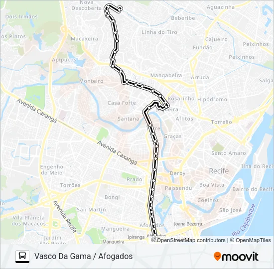 680 VASCO DA GAMA / AFOGADOS Bus Line Map