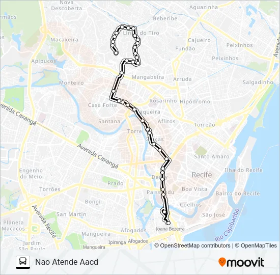 718 CÓRREGO DO EUCLIDES / DERBY Bus Line Map