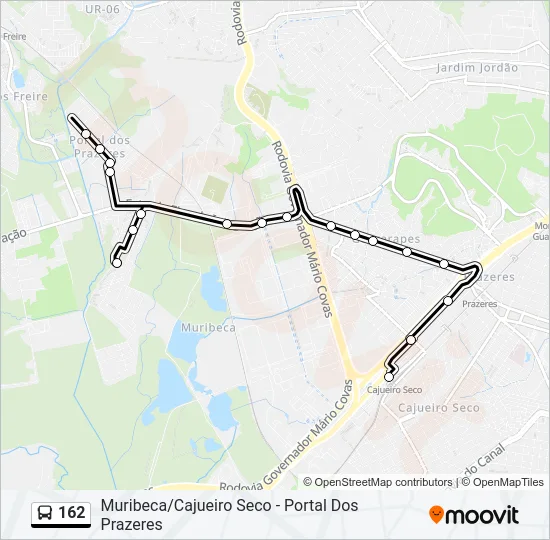 162 Bus Line Map