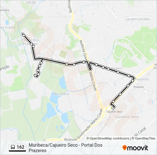 162 Bus Line Map