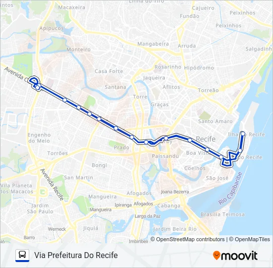 2441 TI CDU (CONDE DA BOA VISTA) Bus Line Map