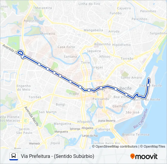 2441 TI CDU (CONDE DA BOA VISTA) Bus Line Map