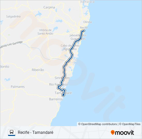 recife tamandar Route Schedules Stops Maps Recife Updated