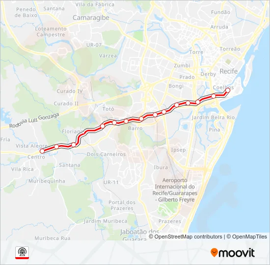 JAB Subway Line Map