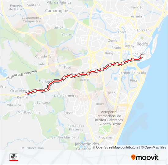 JAB Subway Line Map