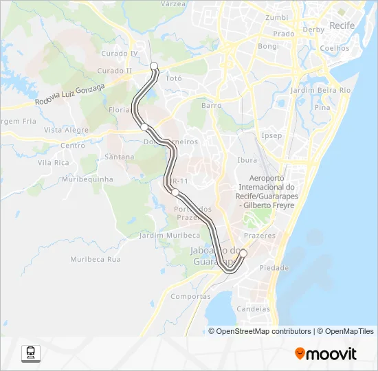 VLT 01 Train Line Map