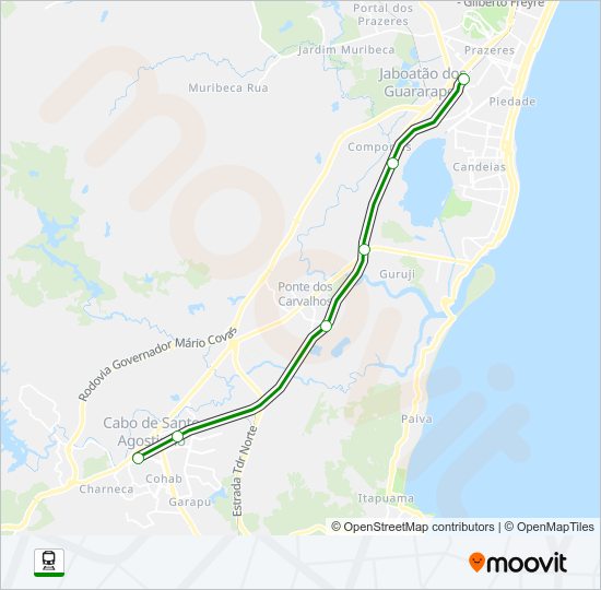 VLT 02 Train Line Map