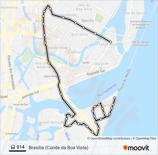 014 Bus Line Map