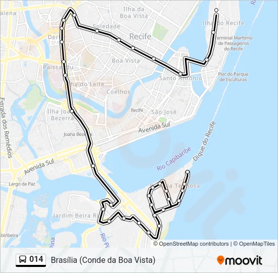 014 Bus Line Map
