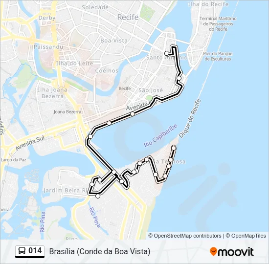 014 Bus Line Map