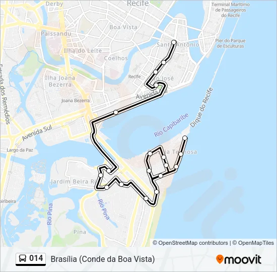 014 Bus Line Map