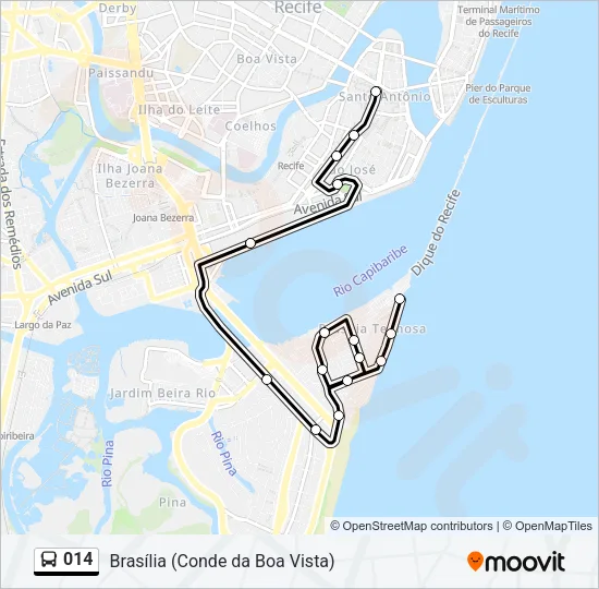014 Bus Line Map
